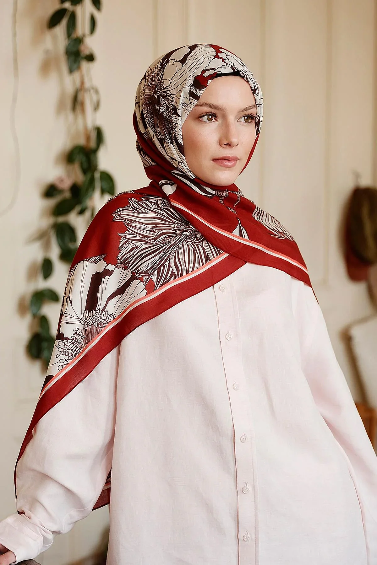 Cloche Nova Şal BORDO - 1