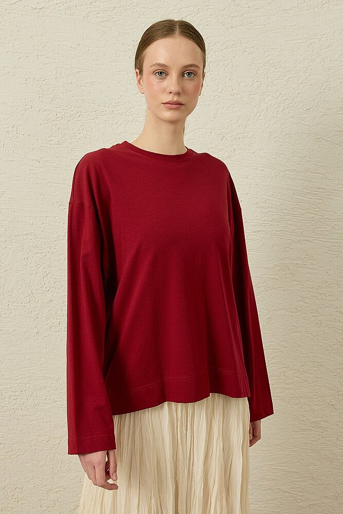 MerWish Comfy Penye Tunik BORDO - 2