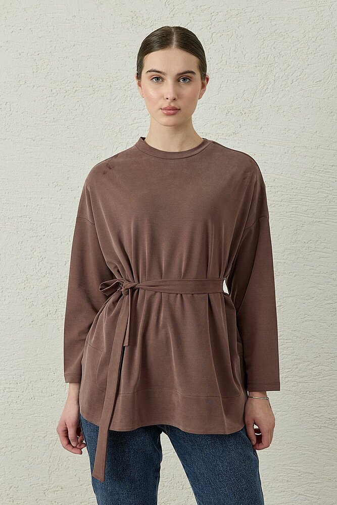 MerWish Ops Bambu Tunik KAHVE - 3
