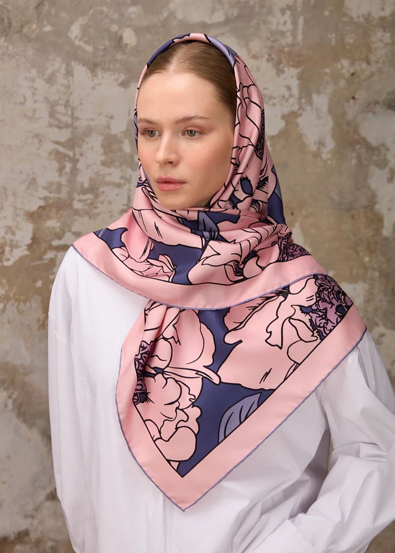 Reve Berina Eşarp PEMBE - 1