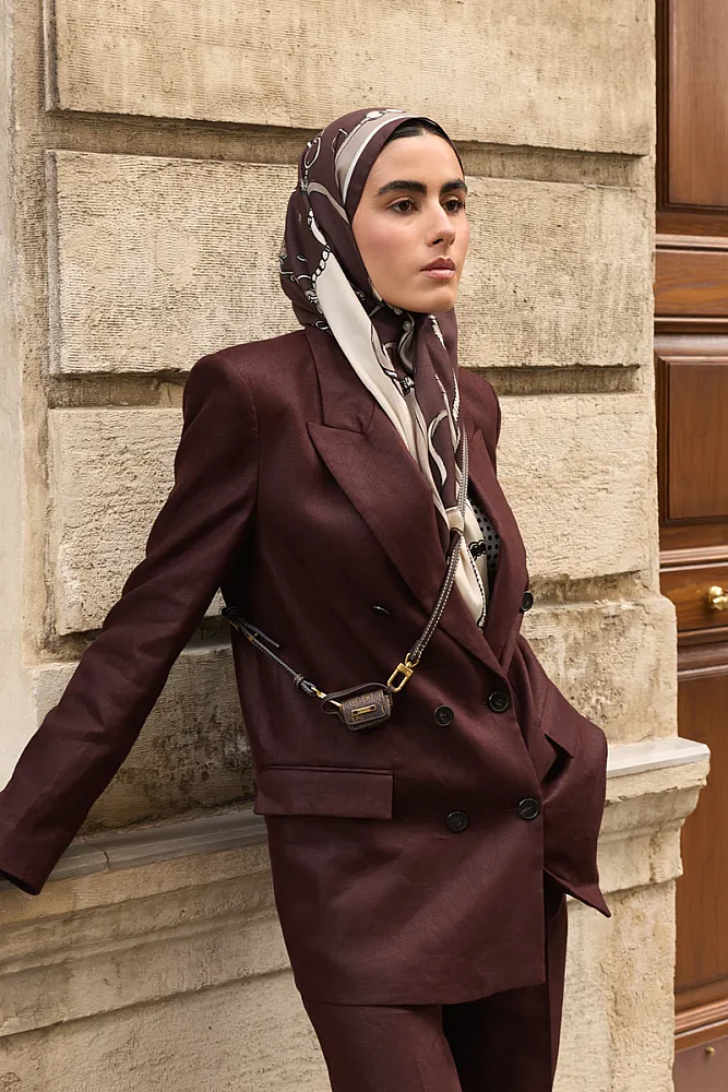 Reve Lanac Şal KAHVE - 2